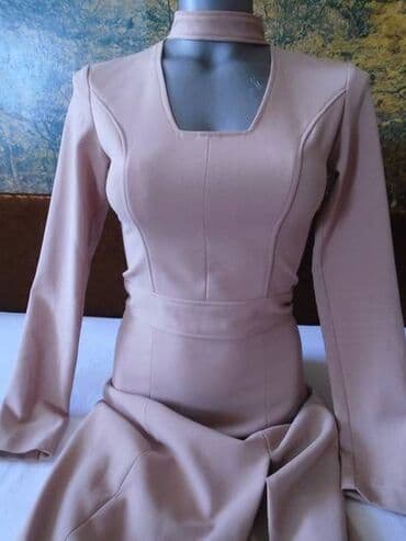 dugacke bunde: Color - Beige, Evening, Long sleeves — 3