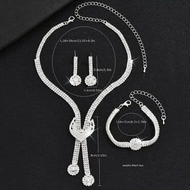 what is iqos 2.4: Set: Minđuše, Narukvica, Ogrlica, Materijal: Hirurški čelik — 14