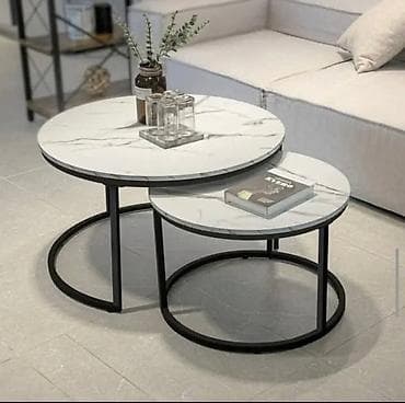 02. Klub sto 2u1 10.999 din 2u1 dizajn: Set od dva stočića različitih