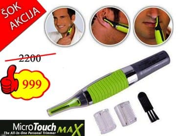 Personal Care Appliances: Microtouch max trimer za dlacice karakteristike proizvoda : •	50% — 1