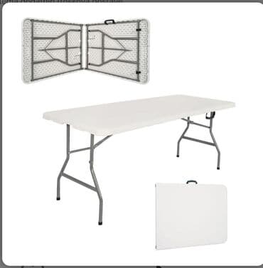 Sklopivi pravougaoni sto – višenamenski - Dimenzije: približno 180 ×