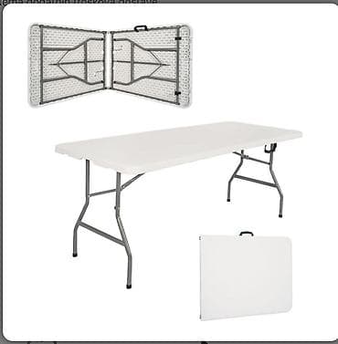 Dečiji nameštaj: Sklopivi pravougaoni sto – višenamenski - Dimenzije: približno 180 × — 1