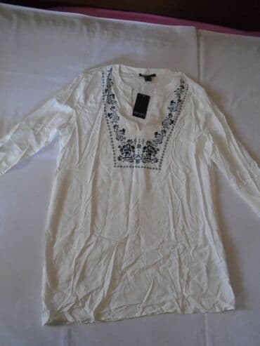 bluze c a: L (EU 40), Viscose, color - White — 1