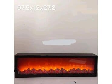 ormarici: Dimenzije:101x14x28cm Opis DEKORATIVNI KAMIN NOVI DIZAJN Realistični — 2