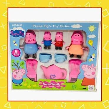 set za slikanje za decu: Pepa Prase Set Cajanka NOVO Pepa Pig Family Ceo Set za SAMO 890 Dinara — 1