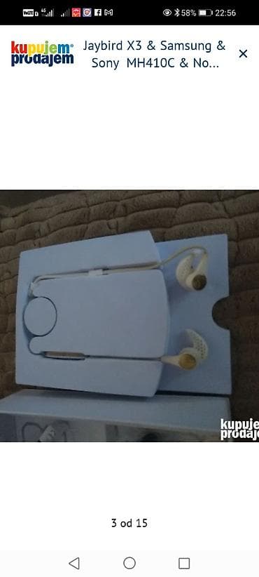 price sa zvucnikom: Jaybird X3 bežične sportske slušalice sa kompletnom originalnom — 2