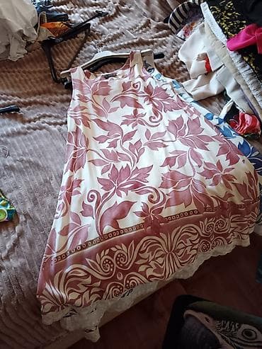 Men's Clothing: Letnja haljina bez rukava sa A-krojem i cvetno-botaničkim printom — 3