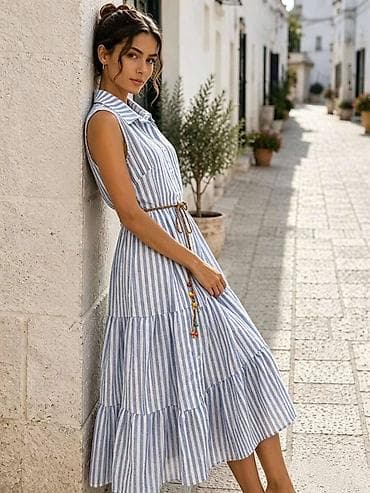 ellesse haljina: Letnja maxi haljina bez rukava sa prugama
2900 din
S M L — 6