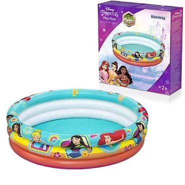 namestaj za dvoriste i bastu: BAZEN PRINCESS 200L 122x30 cm – naduvavajući dečji bazen sa motivima — 4