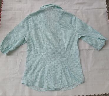 comma košulje: H&M, L (EU 40), Spandex, Dots, color - Green — 3