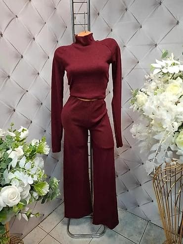 carpisa torbe: Dvodijelni ženski komplet – pletena elegancija - Set od mekog — 2