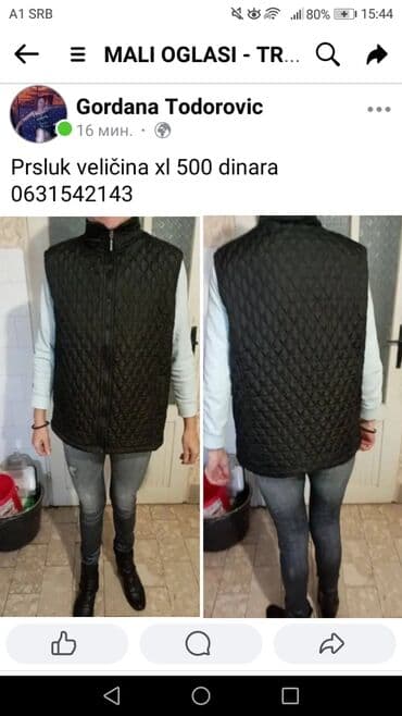 Women's Clothing: Prsluk veličina m l xl xxl — 9
