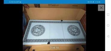 idea sto i stolice: Sto - 80cm Metal noge Ploca univer Staklo 4mm stolica - metal - eko — 20