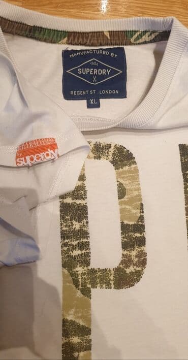 diskver majice cena: SuperDry - super dry bela muška majica. Piše xl velicina, ali moze i — 3