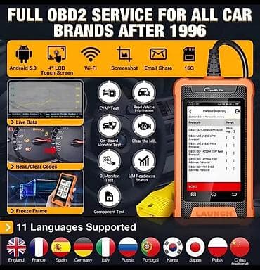 zvezdano nebo u autu ugradnja: NOVO - LAUNCH X431 Elite Full OBD2 za CHRYSLER, Dodge, Jeep LAUNCH — 5
