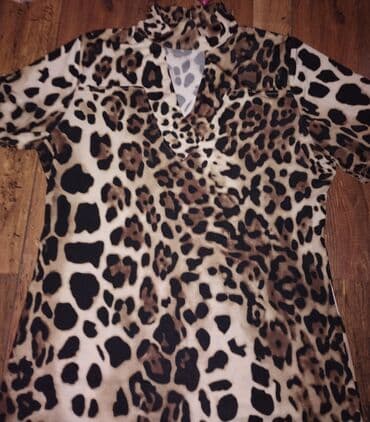 debele helanke za zimu: M (EU 38), Spandex, Animal, color - Brown — 2