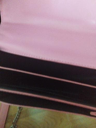 aksesoari za kosu: Ružičasta torbica preko ramena sa lancem - Materijal: glatka eko-koža — 2