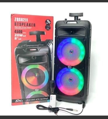 zvucnik sa pojacalom: Bluetooth zvucnik ZQS 8211+ mikrofon 9000din Vrhunski model sa — 3