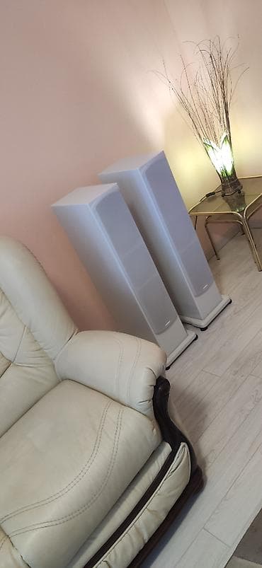 aktivni zvucnici sa pojacalom: Monitor Audio Silver RX8, elegantna bela klavir lak boja (za koju se — 2