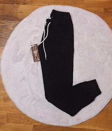 Sportswear: Sweatpants, L, M, Guess, color - Black, Cotton — 1