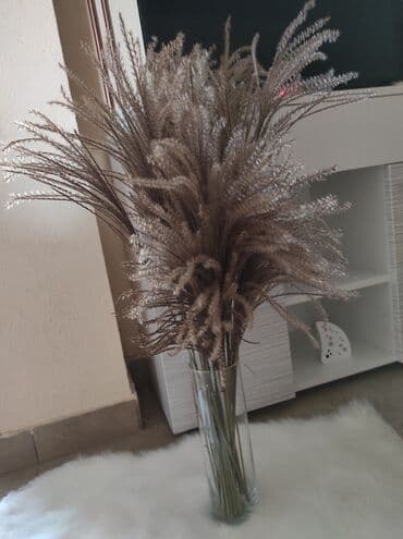 pesak za cvece: Artificial flower, color - Beige — 6
