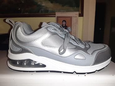patike skechers: Sive sportske patike sa vazdušnim jastukom u đonu. obuvene par puta — 3