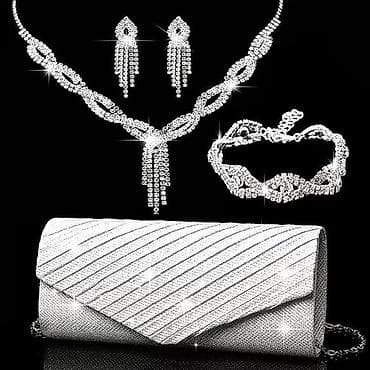 Beauty & Care: Elegantni set za svečane prilike – komplet nakita sa večernjom — 6