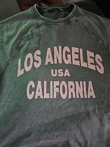 waikiki duksevi muski: ZARA unisex dukserica s printom “LOS ANGELES USA CALIFORNIA”. - — 2