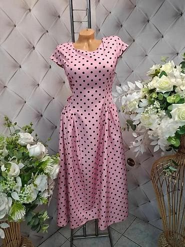 sandra fellini dresses: Haljina duga na tufne,retro šik A kroj sa blago podignutim strukom,ima — 2