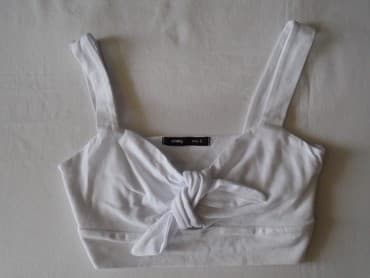 helanke sa trakom oko stopala: S (EU 36), Cotton, Single-colored, color - White — 6