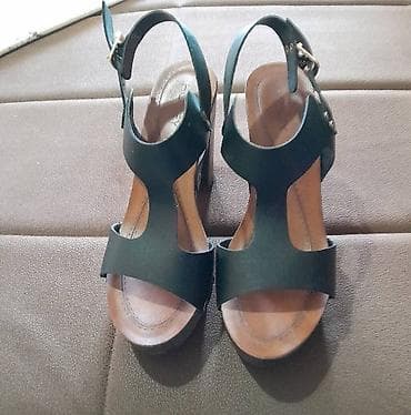 bez sandale na stiklu: Ženske sandale na visoku štiklu - Model: platforme sa punijom petom i — 3