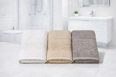 Men's Footwear: 💦Peškiri sa bordurom 💦Dimenzije-50*90 💦Paket 12 komada-3400 — 3