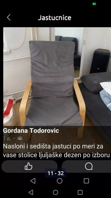 Kućni dekor: Jastuk za stolice, Sunđer — 5