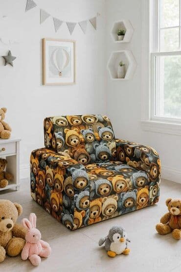 Sofas and couches: Kuba model model fotelje 60x55 sedeci deo 40x30cm kada se rasklopi — 4