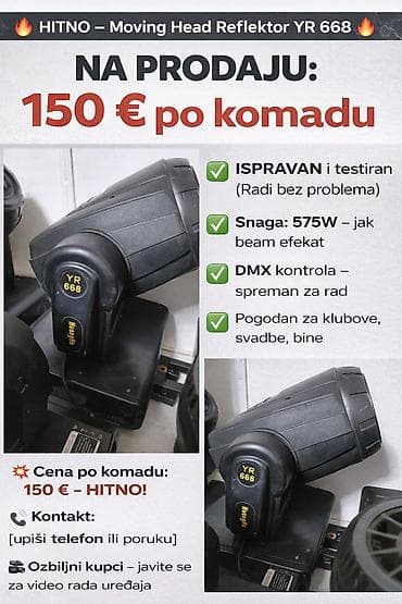 DJ efekti i dim – komplet set U kompletu se nalazi sve što je