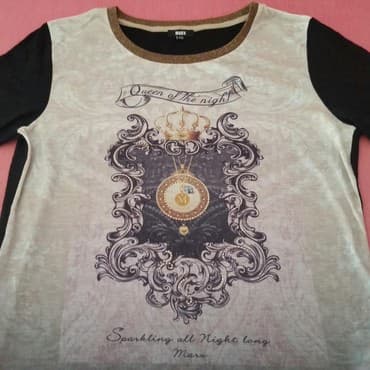 majice sa uv zaštitom: Marx majica, NOVO Prelepa majica sa detaljima u zlatnoj boji — 2