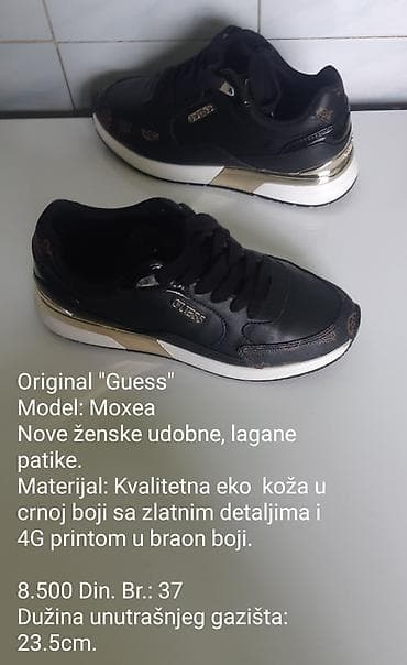 Original Guess ženske patike – model Moxea. - Materijal: kvalitetna