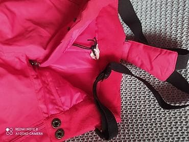 ranac crni: Dečje ski-pantalone u crvenoj boji,nove.Pantalone sa podesivim — 3