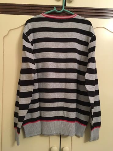 bele pantalone zara: Jako kvalitetan Zara džemper, kao nov, L veličina, 100% cotton, sive — 7