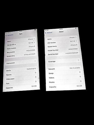 xbox 1: Iphone 8 dobro ocuvani, ispravani, otkljucani za sve mreze i icloud — 6