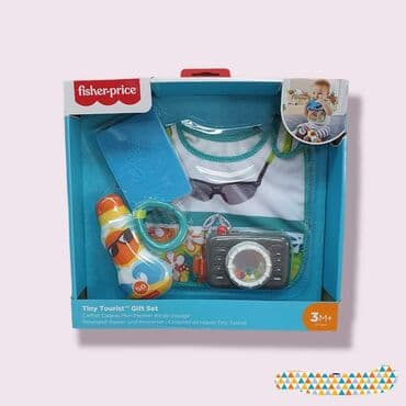džemper i košulja: Fisher Price portikla i zvečke
Cena 1950 din — 1