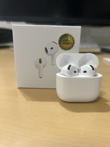 polovni mac racunari: Bežične slušalice sa kutijom za punjenje – AirPods 4 (ANC) - Model — 1