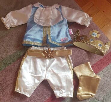 sator za plazu pop up: Zapf baby born princ - kralj komplet garderoba odeca za bebu lutku — 5