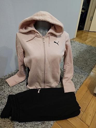 tn nike roze: Puma ženski trenerka set M vel - Gornji deo: roze dukserica sa — 1