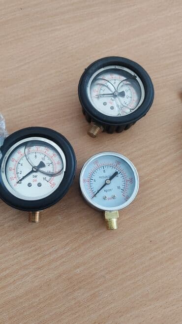 Ostali alati i mašine: Set od 3 manometra – precizno merenje pritiska ⚙️ Praktičan set od — 1