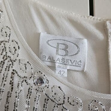 h m haljine za devojcice: M (EU 38), color - White, Evening, Other sleeves — 3