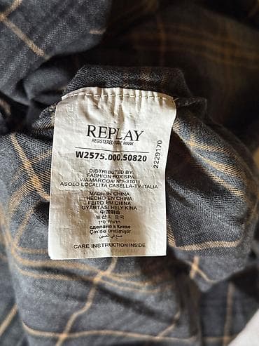 replay prsluci: Replay košulja od 100% pamuka, odgovara S/M/L — 2
