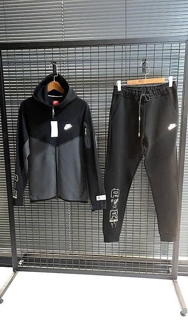 zara pantalone sa visokim strukom: Trenerka Nike, bоја - Crna — 1