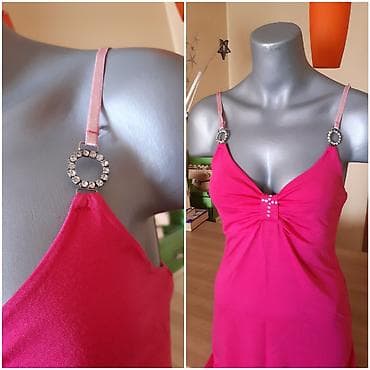 Skafanderi: Ženska haljina S-VIP Collection, jarko roze boje. - Veličina: M - — 3