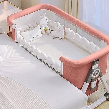 ograda za bebe: I. 12. Krevetac za bebe 3u1 Krevetac sa tockovima, dusekom i mrezom — 3